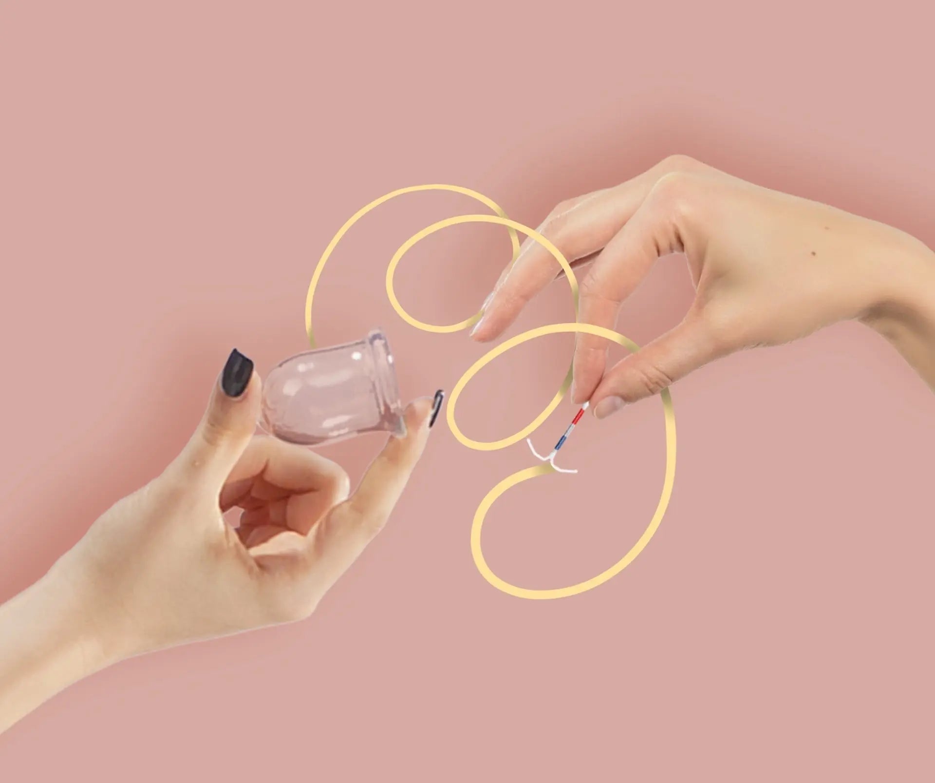 kann man eine Menstruationstasse mit einer IUD-Spirale verwenden